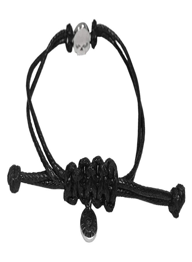 HARLEY DAVIDSON Harley-Davidson Women's Willie G Skull Wax Adjustable Cord Bracelet HDB0416 - Image 2